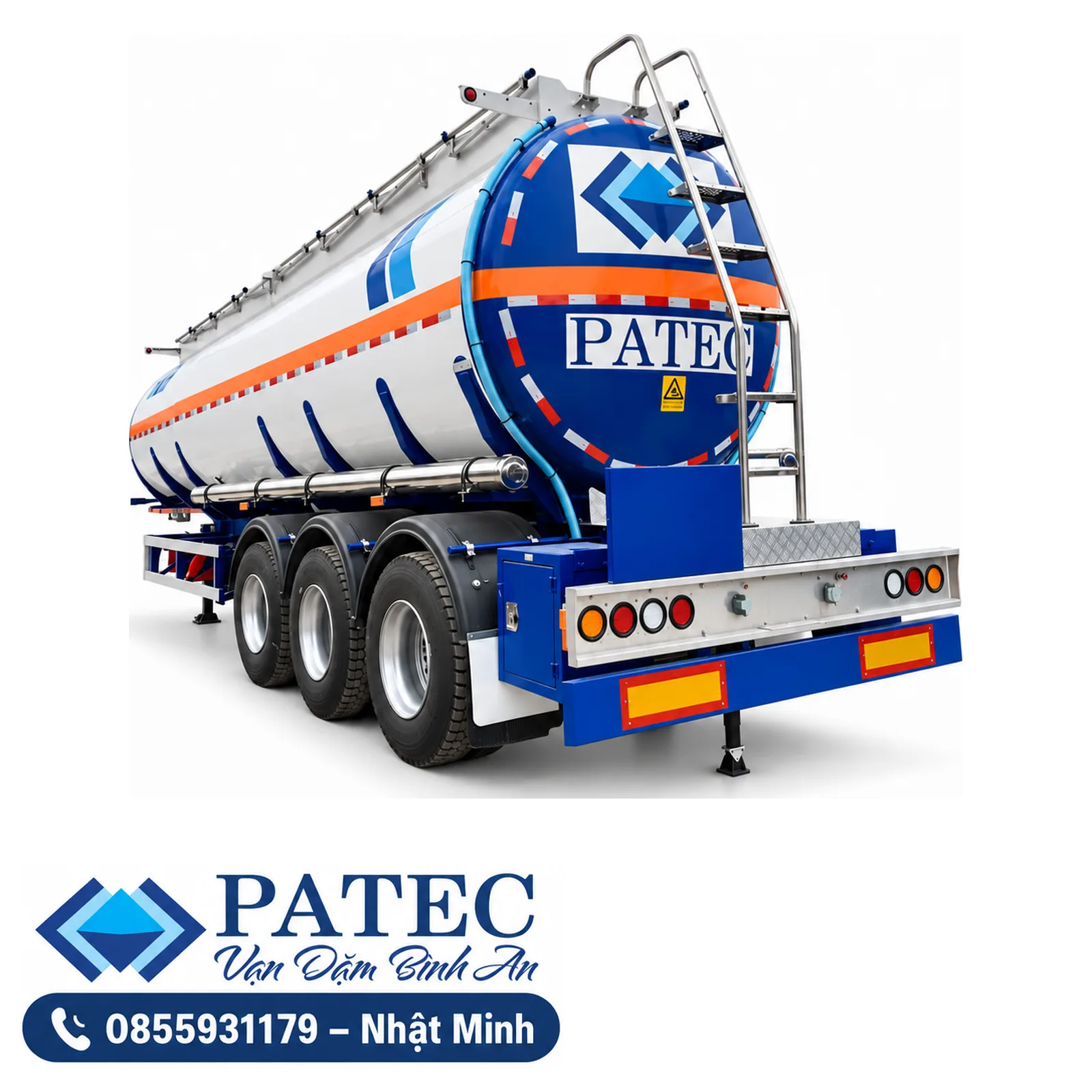 Moóc xi téc inox chở methanol CIMC RJST 38,8 m³ – ảnh minh họa 1