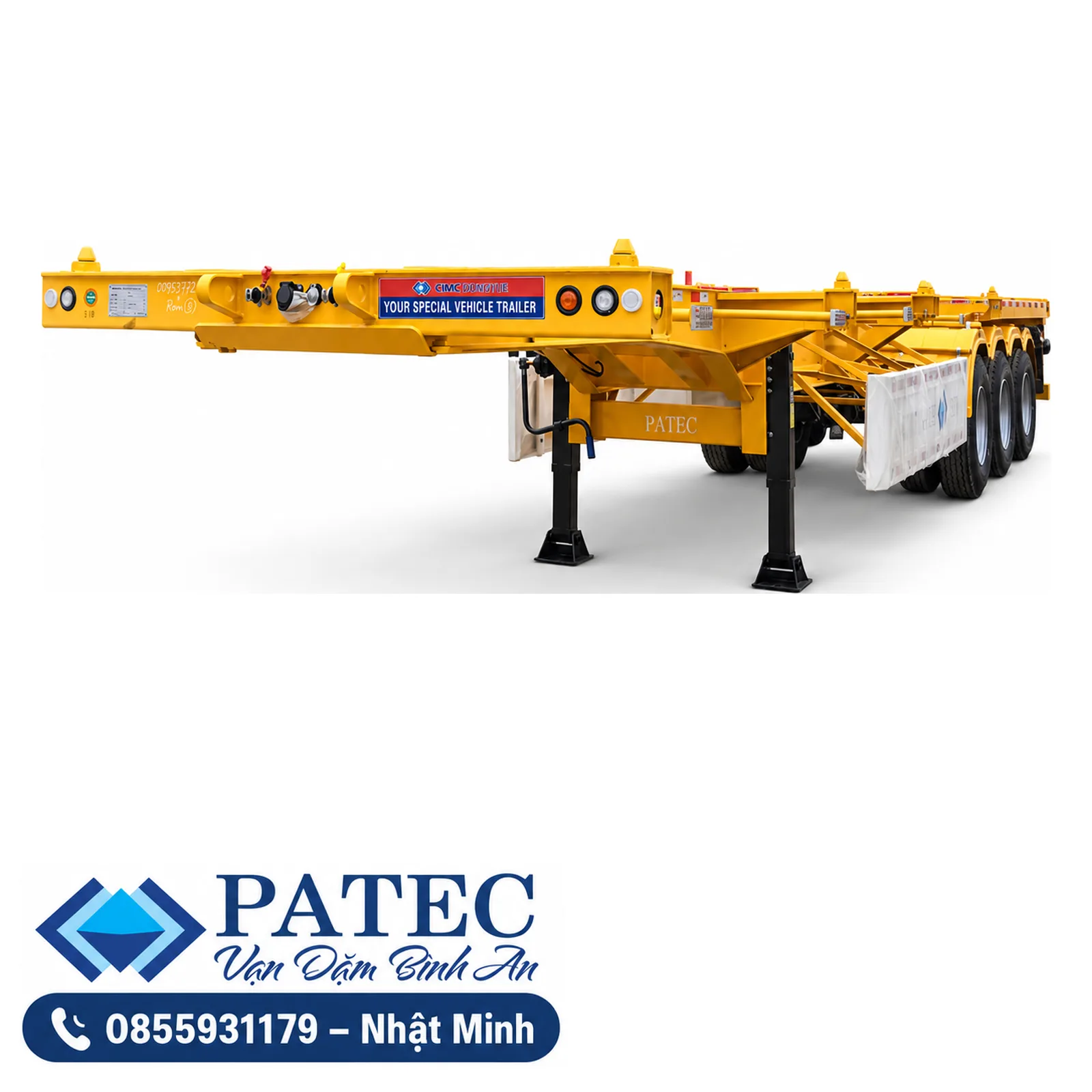 Moóc xương CIMC 40 – 45 feet – ảnh minh họa 1